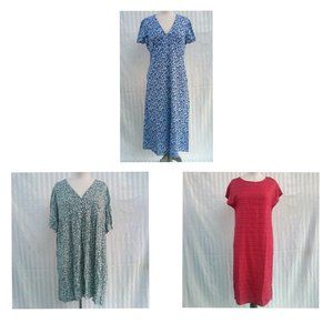 NEW Set of 3 shopcozy Dresses (M/L) nwt